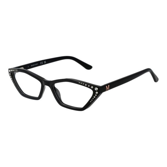 Marciano by Guess Rhinestone CatEye Eyeglasses Women Black Frames